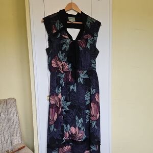 Maeve Anthropologie Berlin Floral Midi Dress Size M